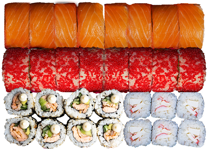 Для троих заказать суши