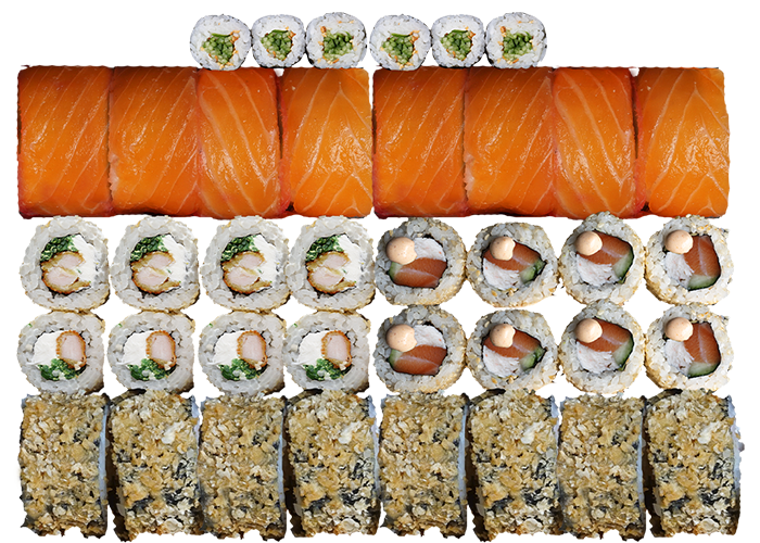 Два Лосося 1кг заказать суши Киев Budusushi Два Лосося 1кг заказать суши