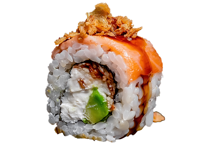 Філадельфія з вугрем та лососем заказать суши Київ Budusushi Філадельфія з вугрем та лососем заказать суши