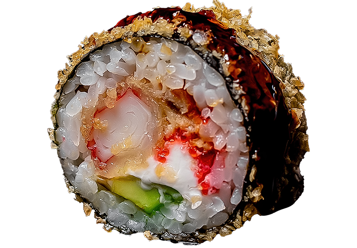 Гарячий рол з вугрем та крабом заказать суши Київ Budusushi Гарячий рол з вугрем та крабом заказать суши