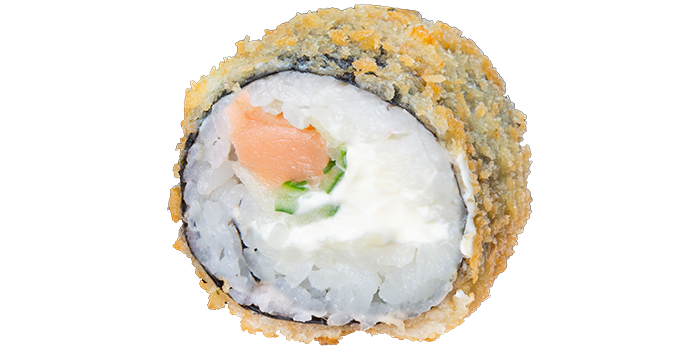 Горячий ролл Сяке Маки заказать суши Киев Budusushi Горячий ролл Сяке Маки заказать суши