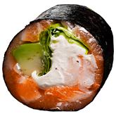 Кето суши с лососем и креветкой заказать суши min
