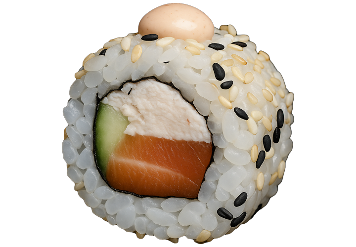 Каліфорнія з лососем та крабом заказать суши Київ Budusushi Каліфорнія з лососем та крабом заказать суши
