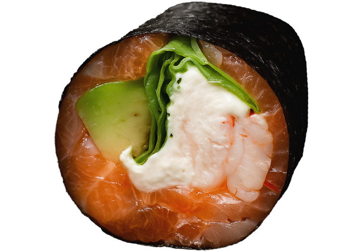 Кето суши с лососем и креветкой заказать суши Киев Budusushi Кето суши с лососем и креветкой заказать суши