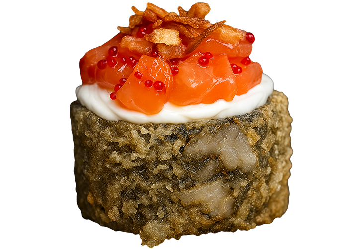 Гарячий рол Кранч Лосось заказать суши Київ Budusushi Гарячий рол Кранч Лосось заказать суши