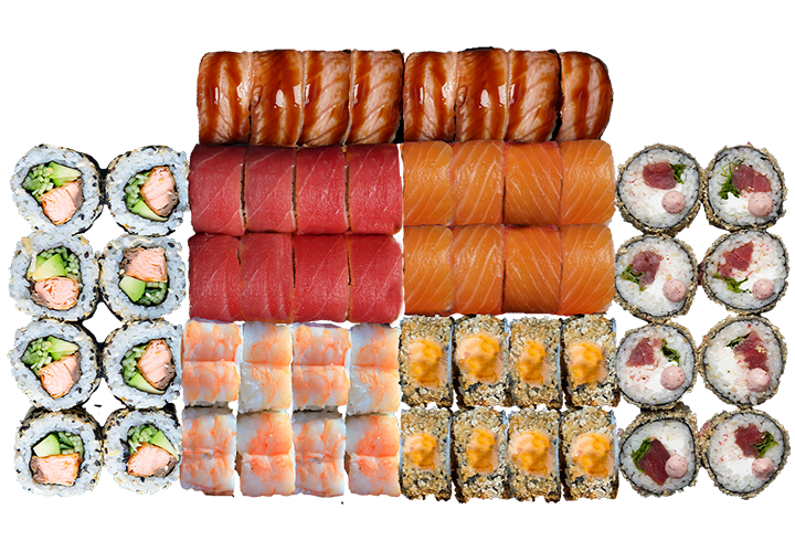 Найрибніший 1,7 кг заказать суши Київ Budusushi Найрибніший 1,7 кг заказать суши