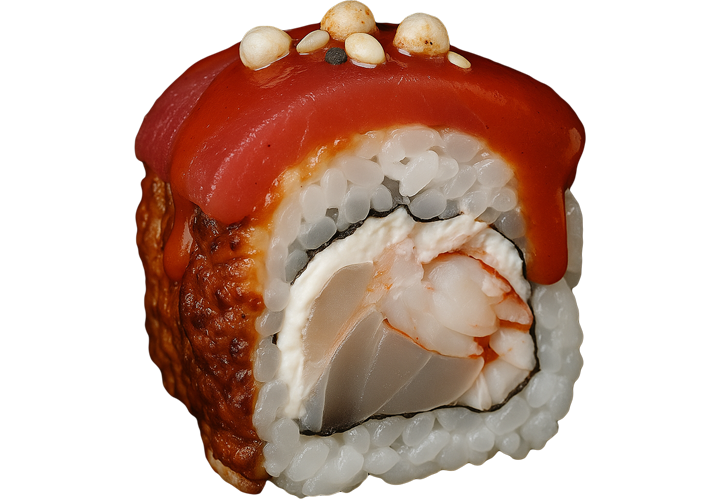 Авторский ролл Fishman заказать суши Киев Budusushi Авторский ролл Fishman заказать суши
