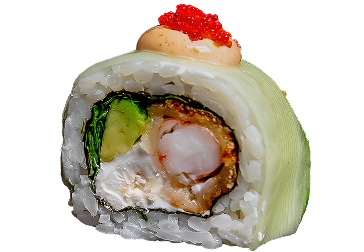 Рол Зелений дракон заказать суши Київ Budusushi Рол Зелений дракон заказать суши